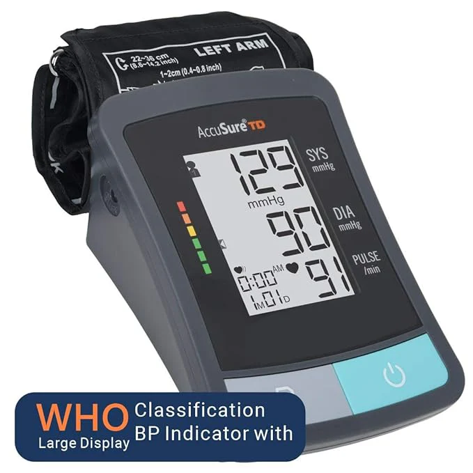 Accusure TD-1209 BP Monitor with Adapter - Image 4