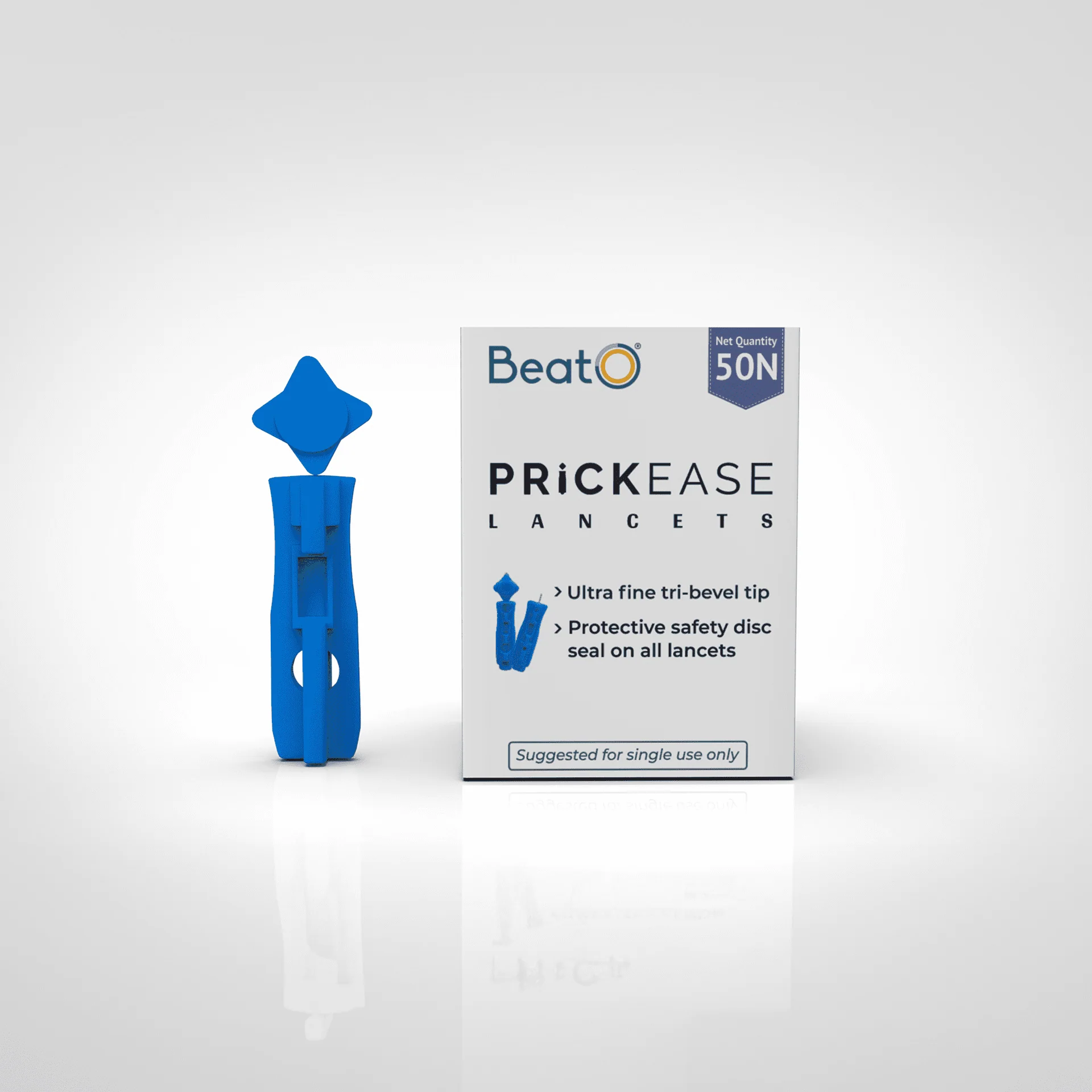 Dr. Morepen Gluco One Blood Glucose Monitor Model BG 03 with 50 Strips - Image 3