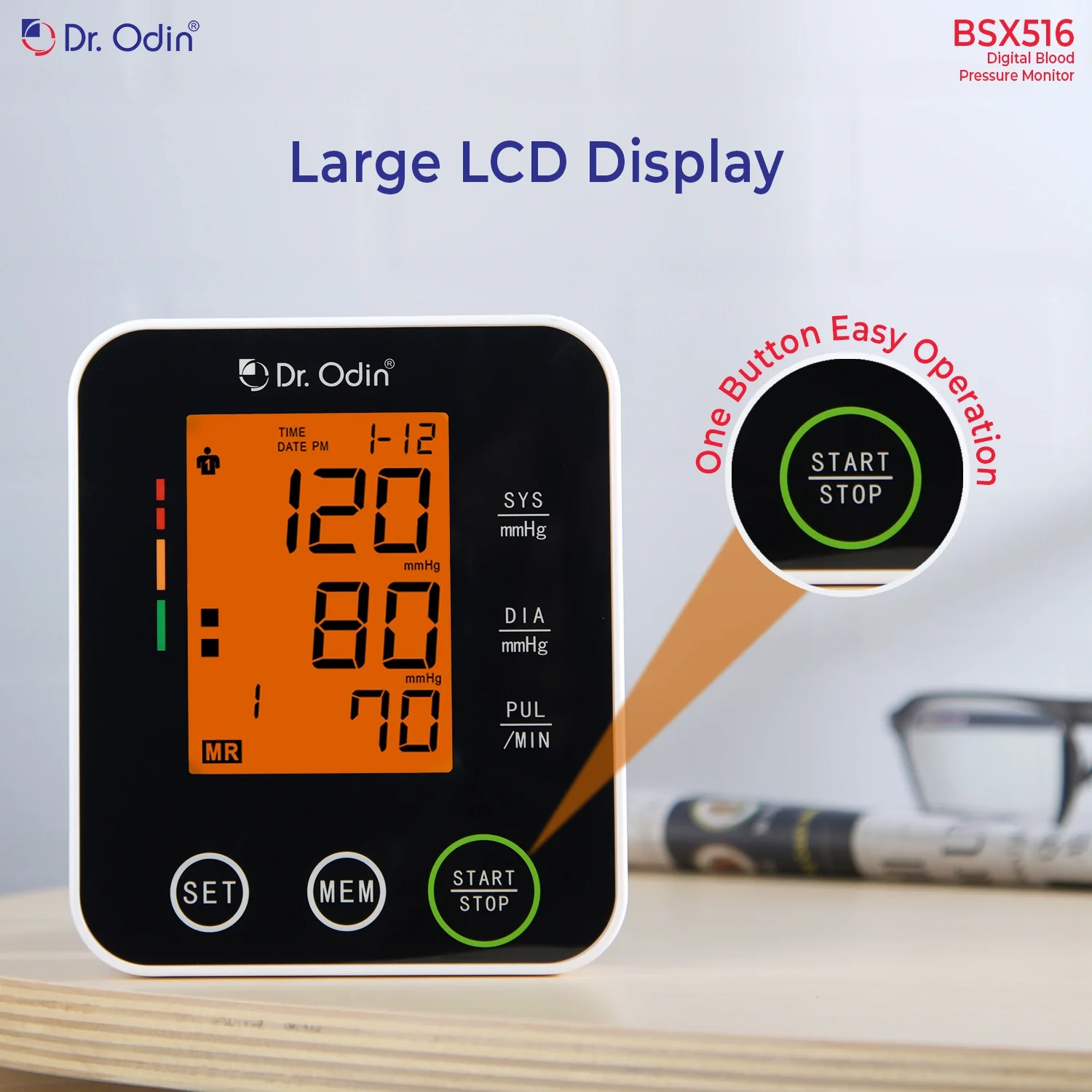 Dr. Odin BSX 516 Fully Automatic Digital BP Monitor - Image 11