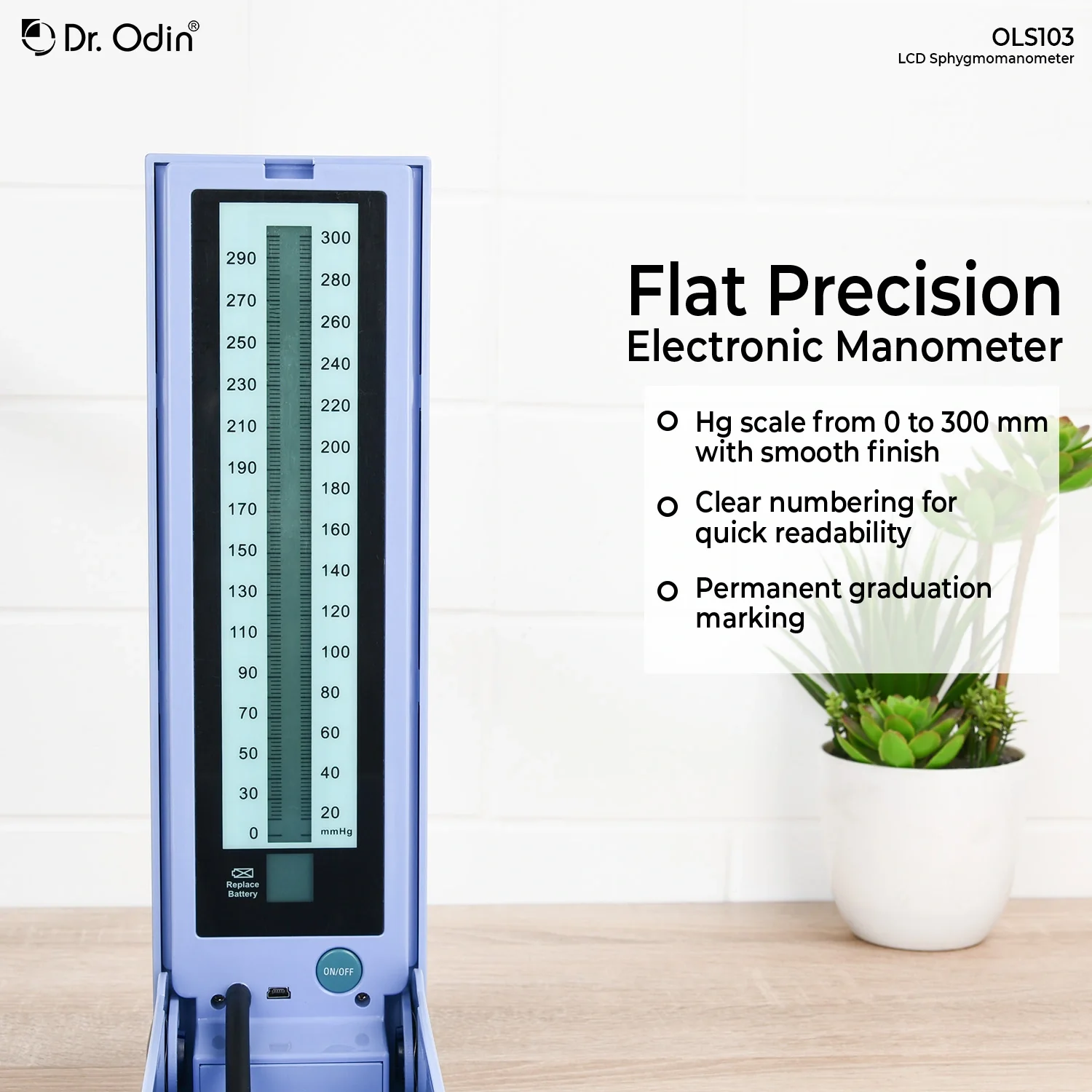 Dr. Odin LCD Mercury-Free Sphygmomanometer - BP Monitor OLS 103 - Image 4
