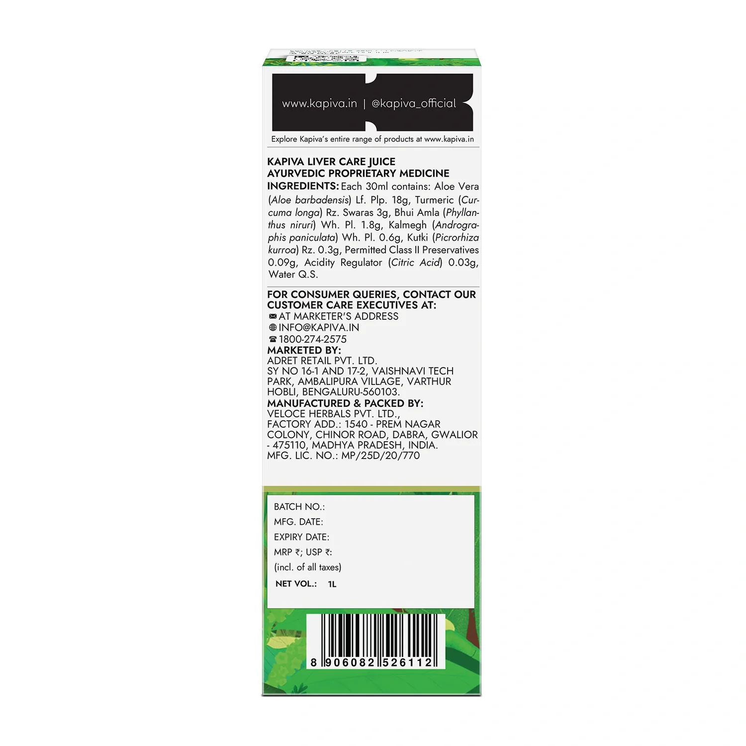 Kapiva Liver Care Juice 1L - Image 9