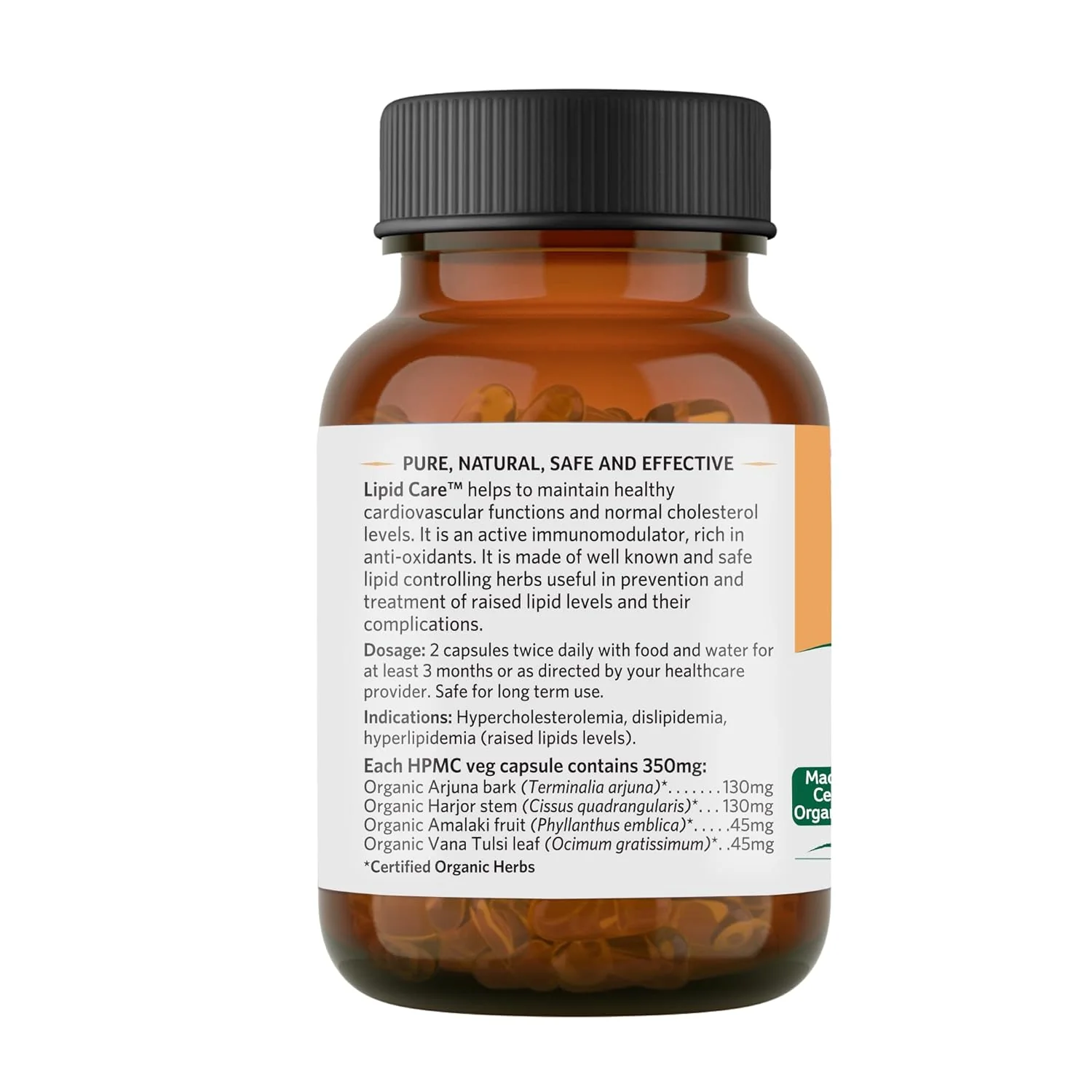 Organic India Lipid Care – 60 Veg Capsules - Image 3