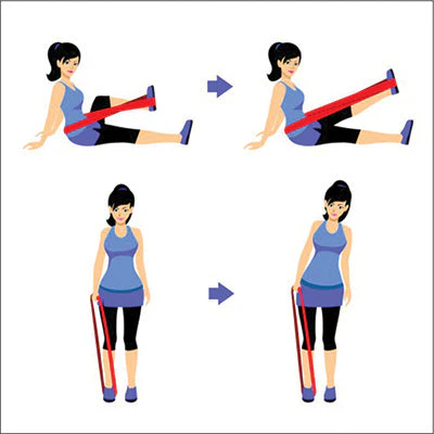 RGB's Resistance Band For Gym - Multicolour - Image 4